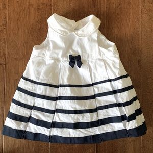Janie & Jack striped dress, 0-3 months